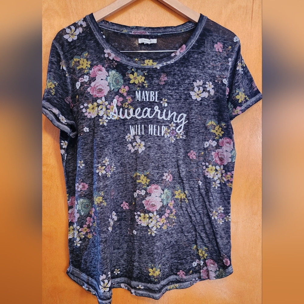 Funny Floral Tee